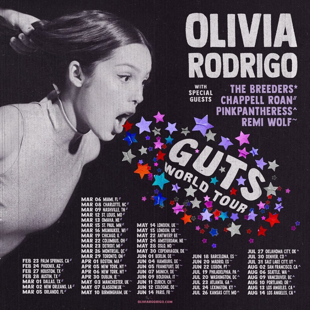 Olivia Rodrigo Guts World Tour