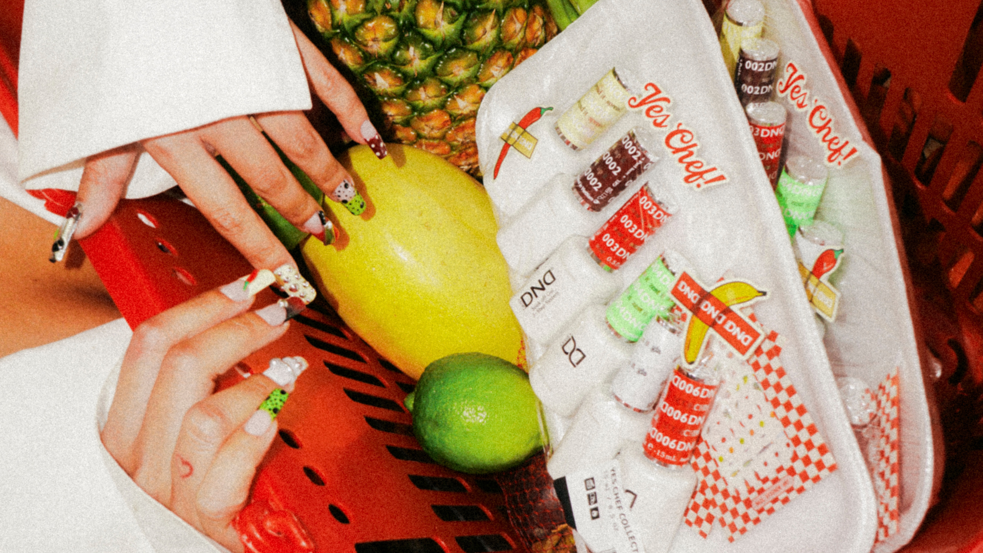 Read more about the article Food Meets Fashion with DND Gel’s YES CHEF! Nail Drop